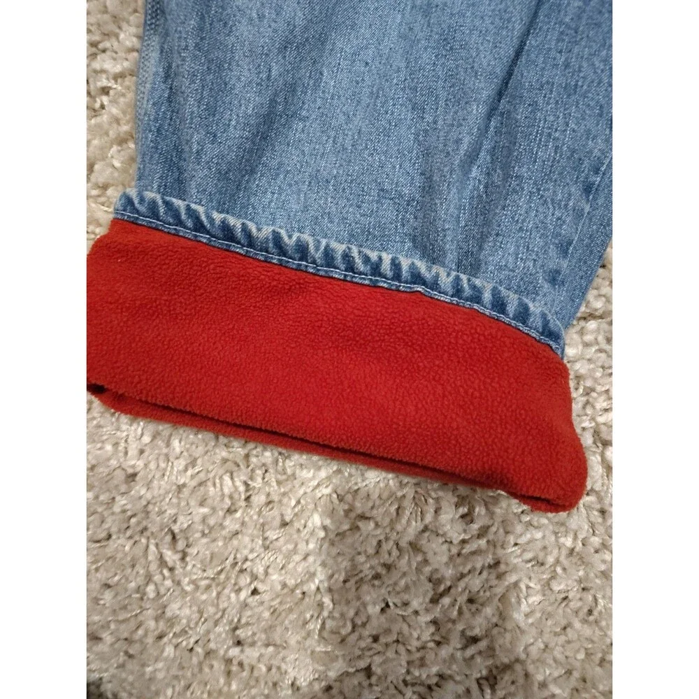 Vintage Faded Glory Fleece Lined Carpenter Pants Men Size 42 x 30 Outdoors Farm - Picture 7 of 7